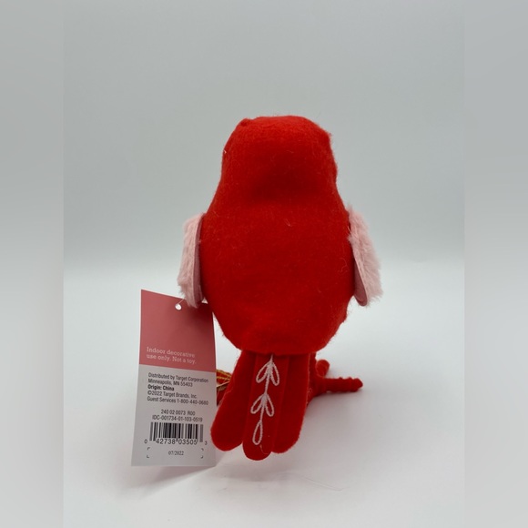Target Valentine's Day Bird Fledge 2023 Spritz Red Pink White Heart Holiday - Picture 2 of 5